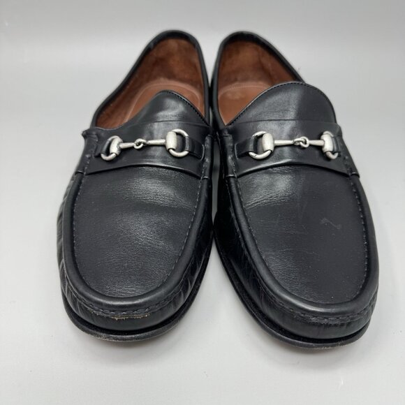 Allen Edmonds  Verona II Italian Bit Loafer Black/Silver Size 10.5 EEE main image 9